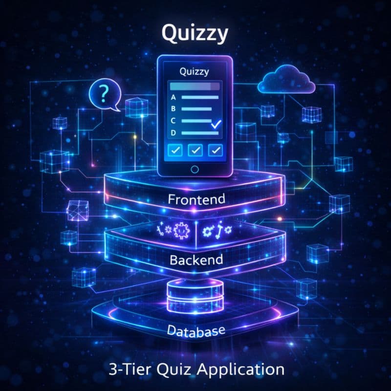 3-Tier Quiz Application (Quizzy)