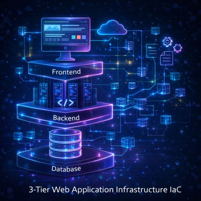 3-Tier Web Application Infrastructure IaC